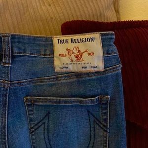 True religion high waisted skinny jeans
